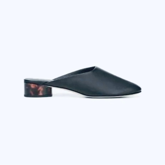 Via Spiga tortoise heel leather mules - Picture 2 of 8